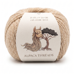 Baby Alpaka Garn Naturbeige aus 100% Baby Alpaka